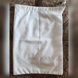 Jimmy Choo White Dust Bag M